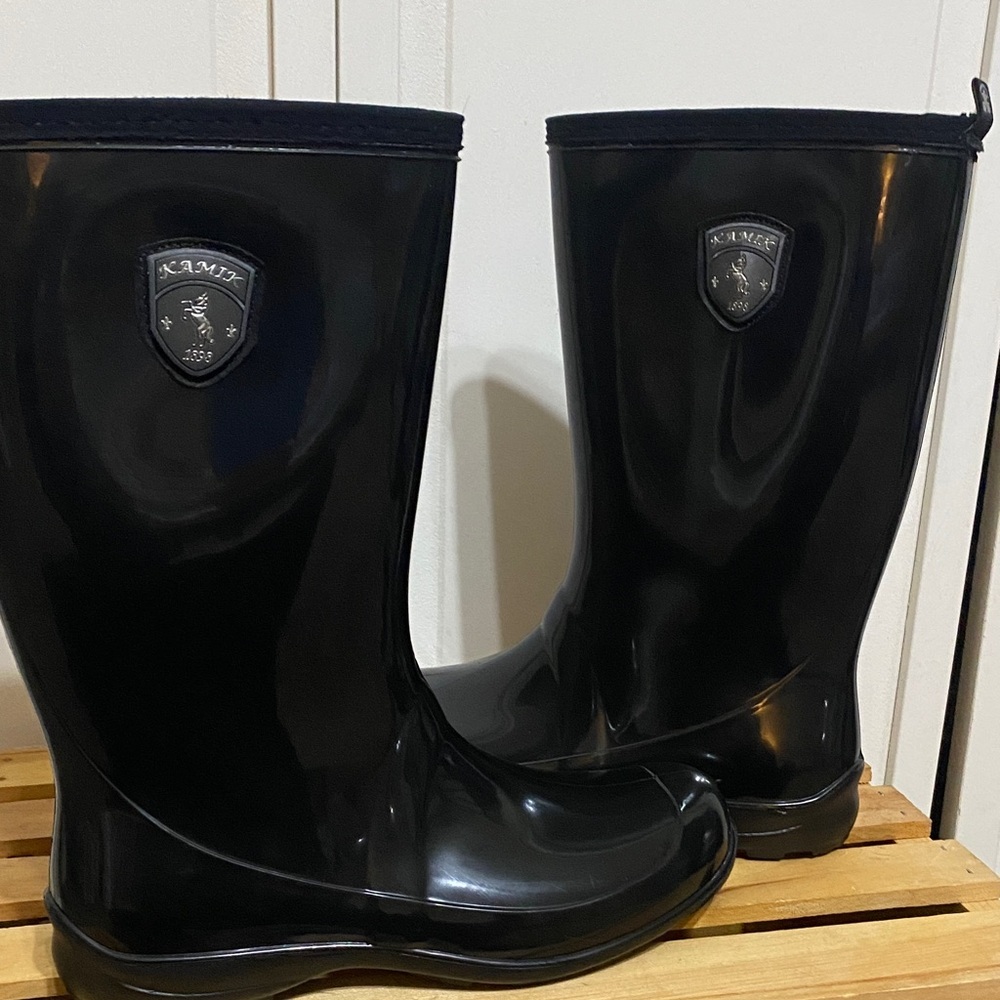 Kamik Marina Rain Boots Black Size 11